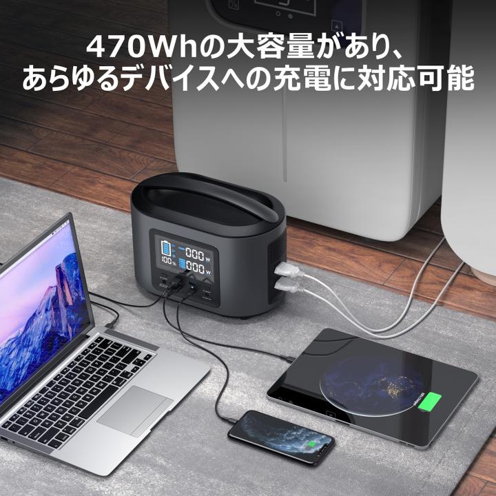 AUKEY ポータブル電源 Power Ares 400 470Wh